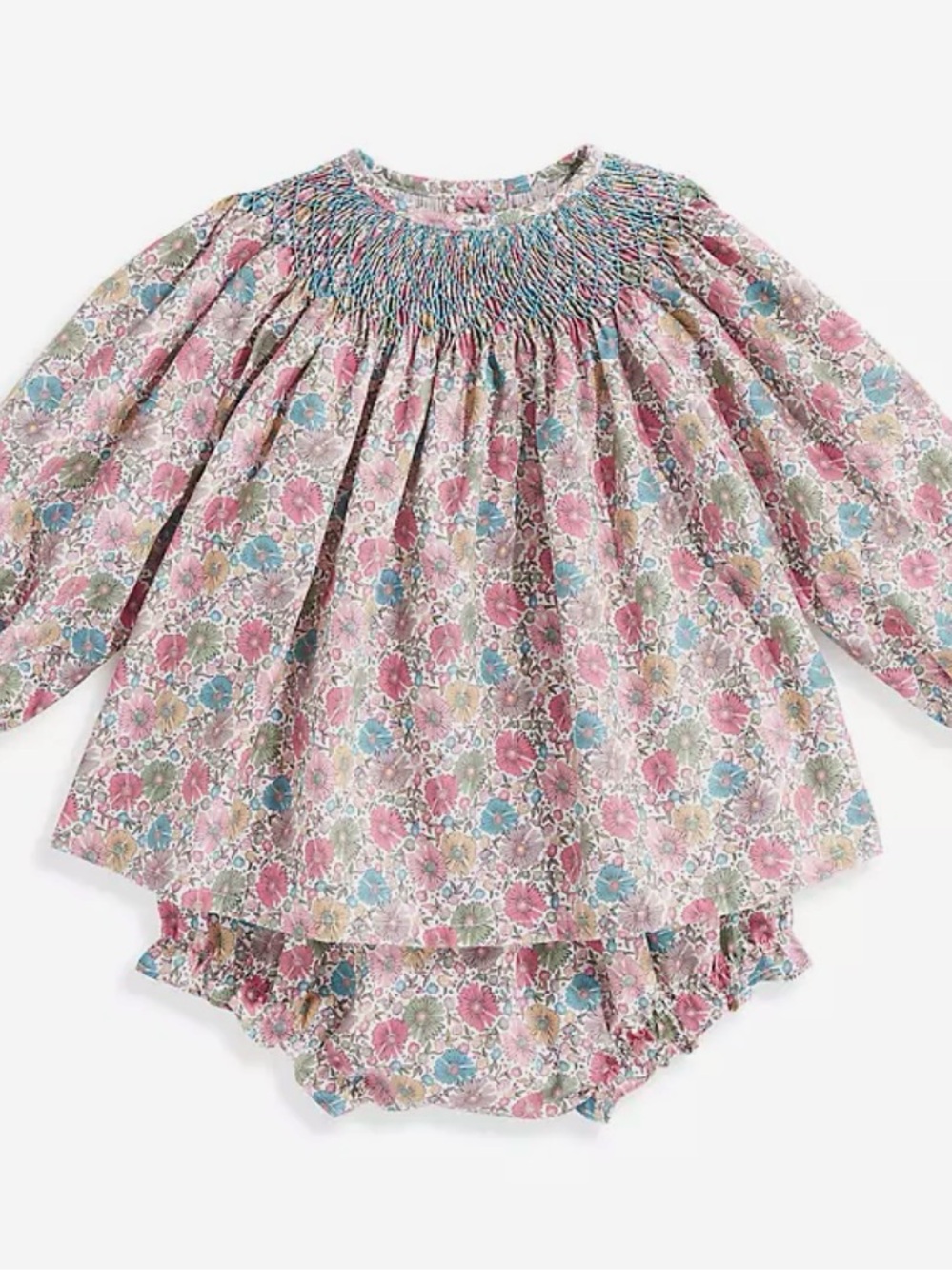 Bella Bliss Smocked Brussels Bloomer Set - Elysian Fields